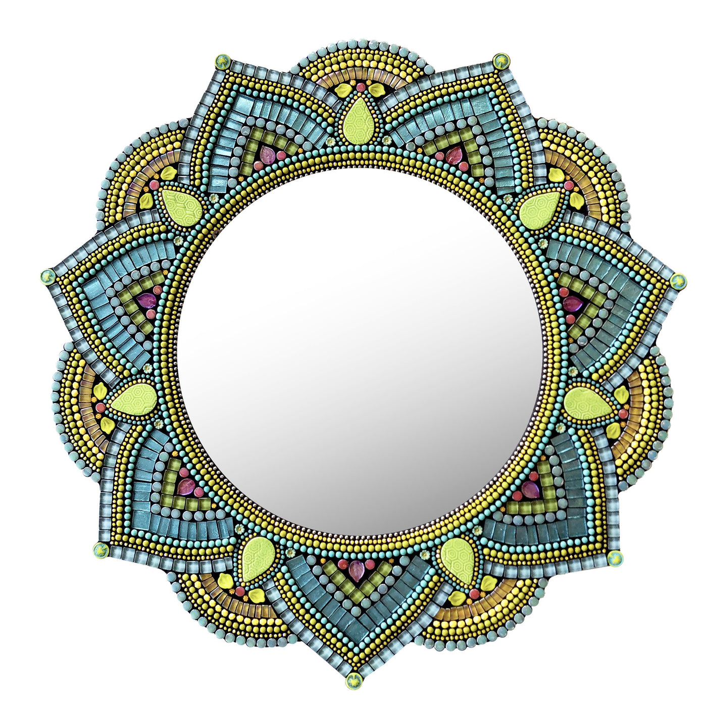 Starlight Mandala, Lime Aqua