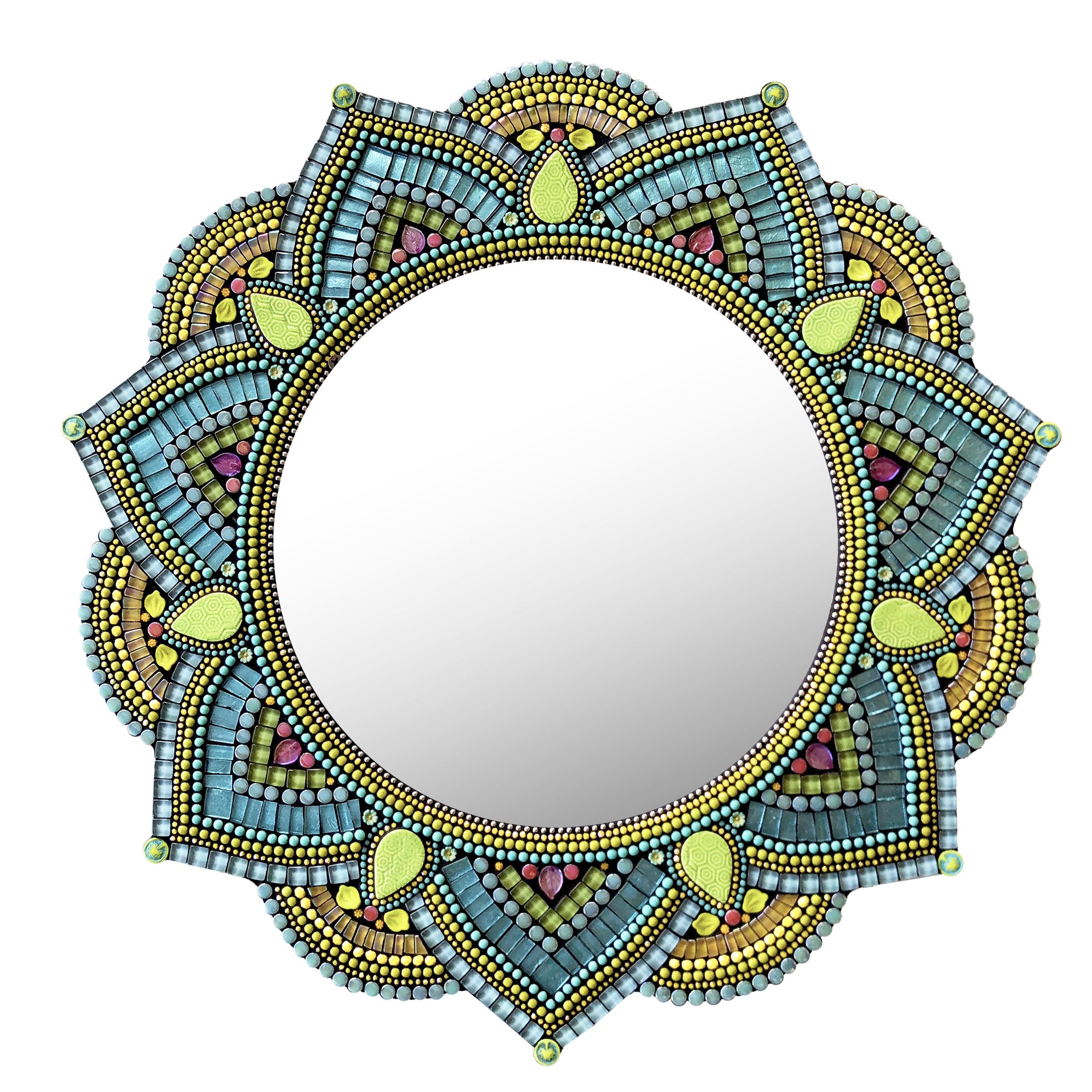 Starlight Mandala, Lime Aqua