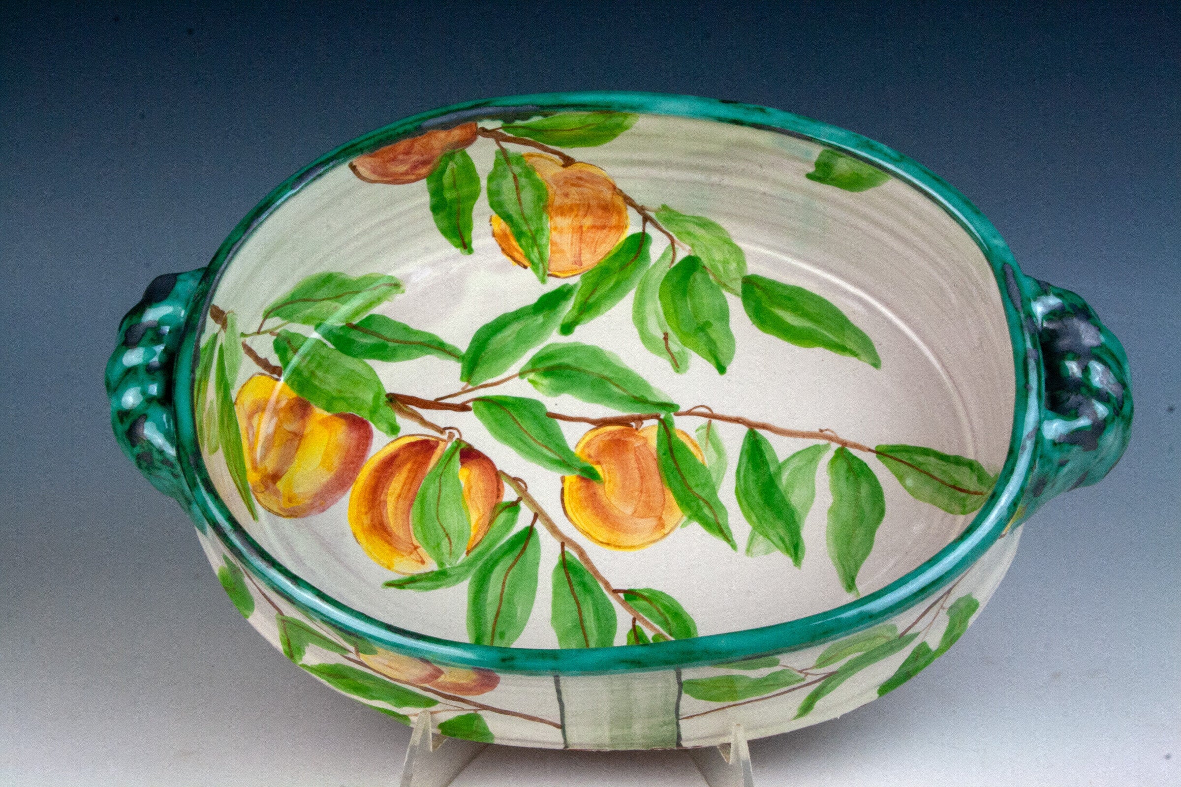 Peach Orchard Oval Baker
