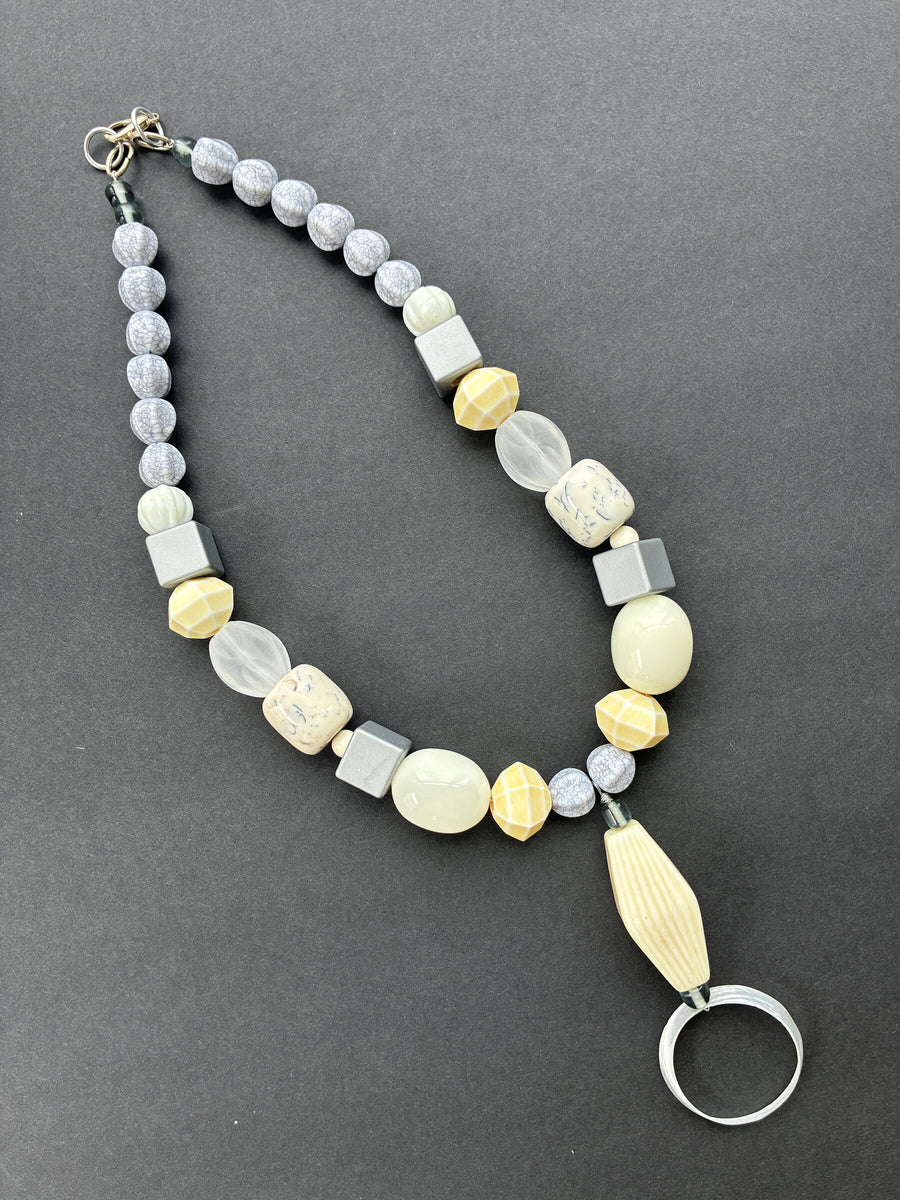 Shell Hoop Pendant Necklace