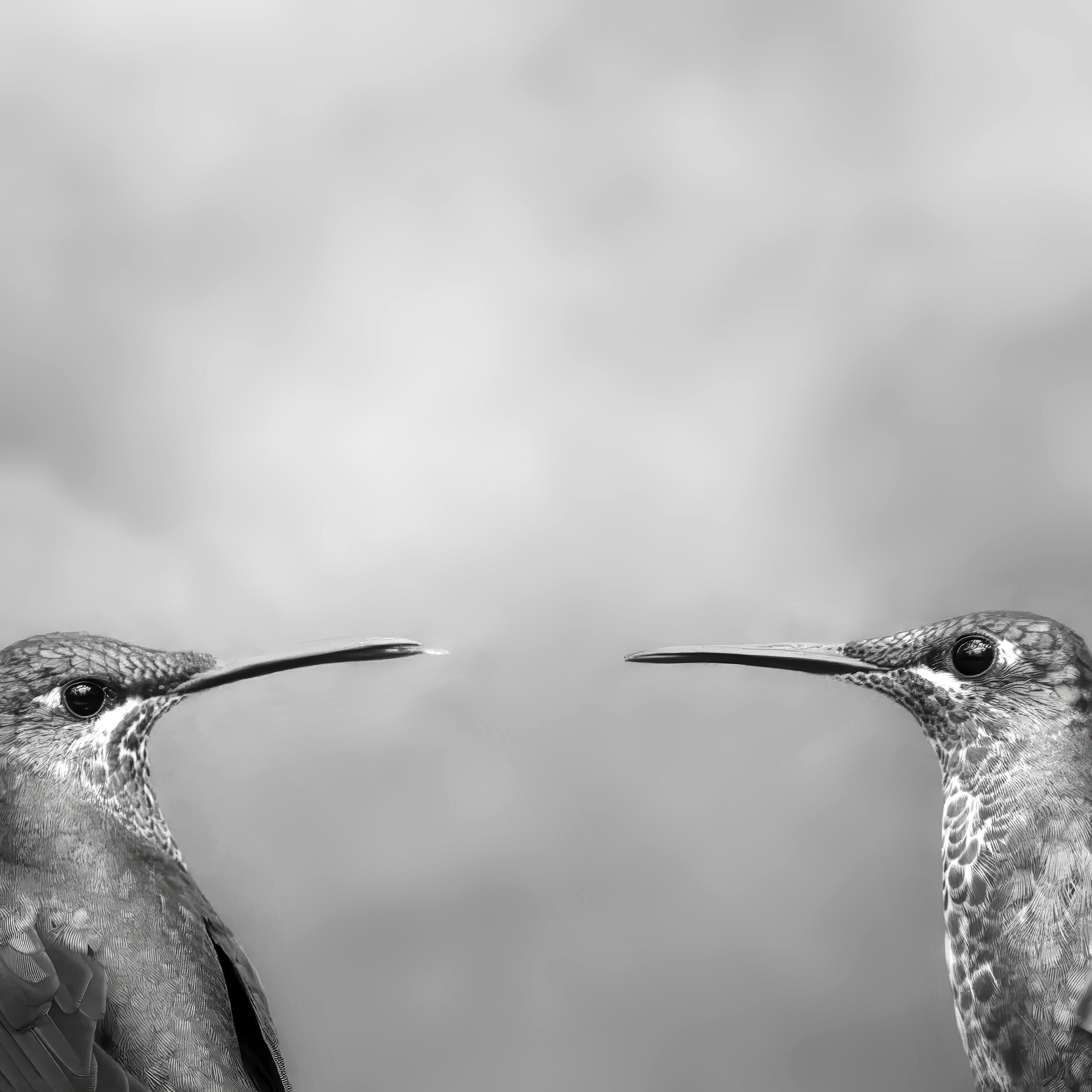 Two Brilliant Hummingbirds, Costa Rica