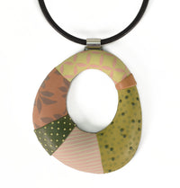 Original Peach & Olive Organic Pendant