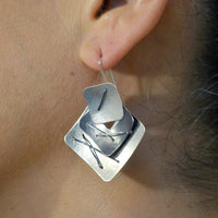 Bright Silver Ear Wire