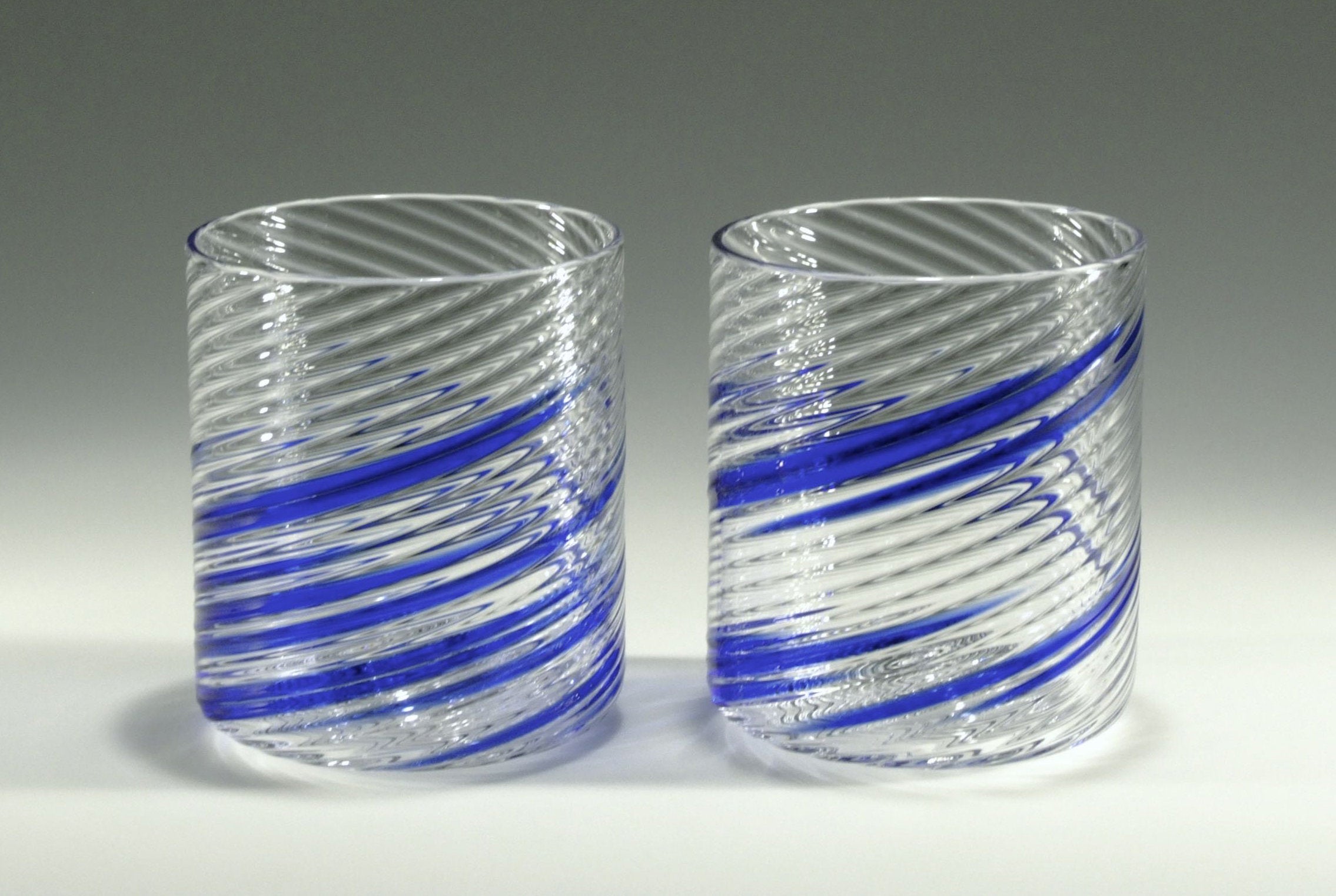 Blue Stripe Rocks Glasses