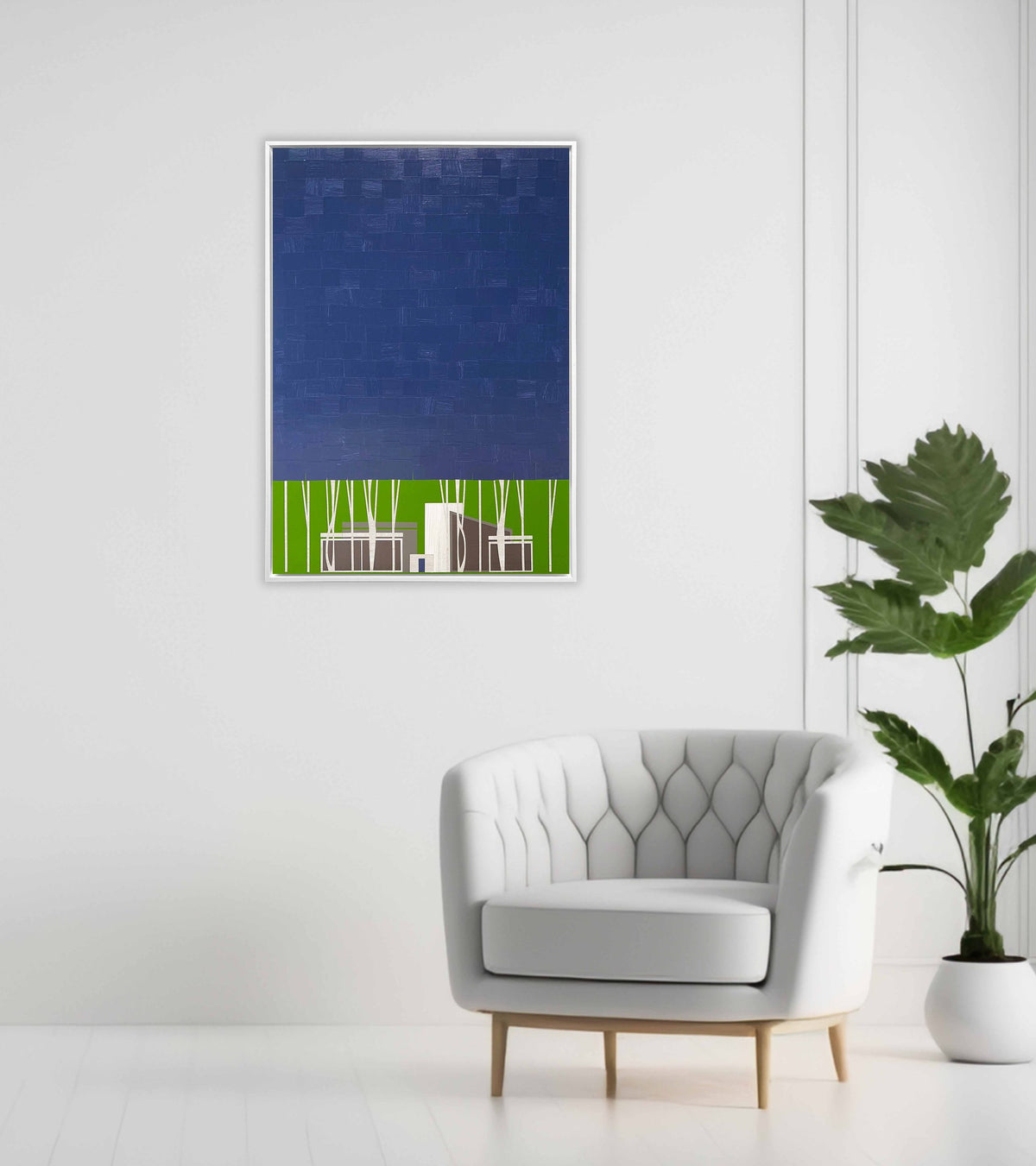 Modern House Blue Forest No.405