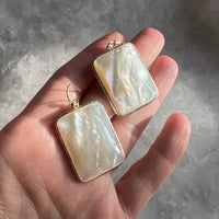 Mother-of-Pearl Statement Earrings