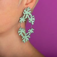 Coral Wreath Earrings