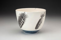 Medium Quail Feathers Bowl