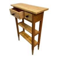 Spalted Maple and Cherry Hall Table