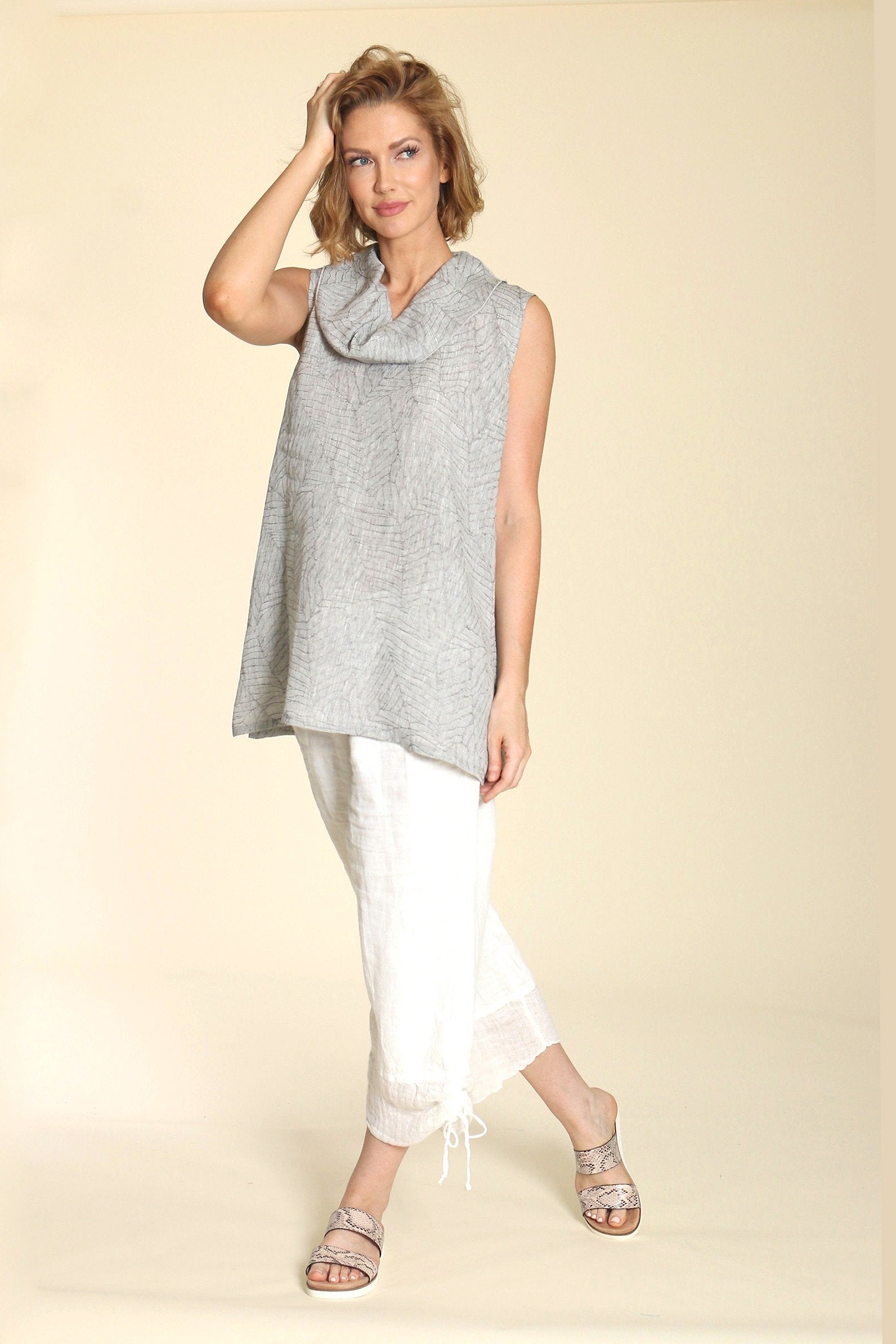Linen Jacquard Tunic