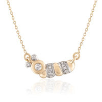 Caterpillar Diamond Pave Necklace