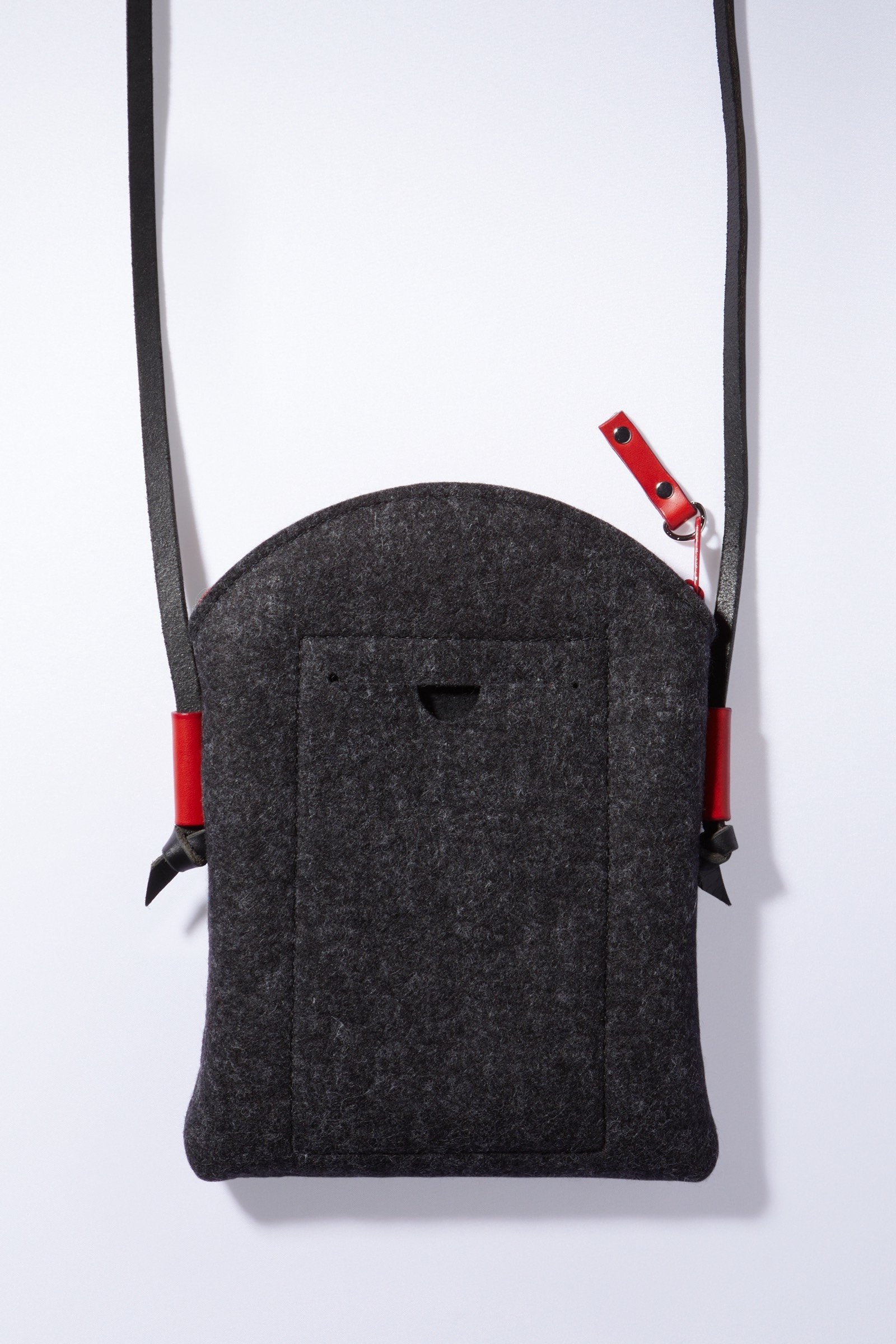 Dark Gray/Red
