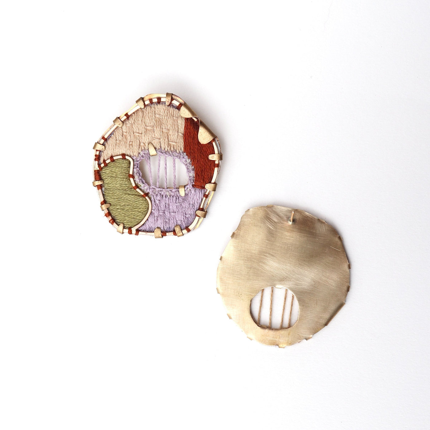 Embroidered Earrings VII