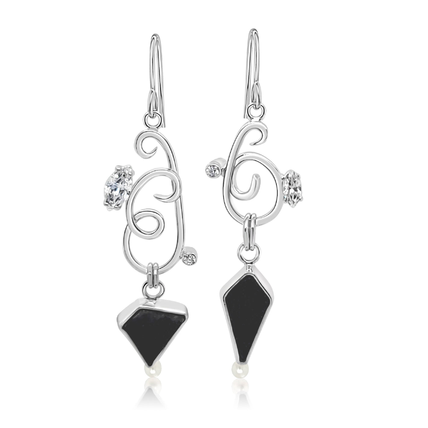 Nightfall Swirl Earrings