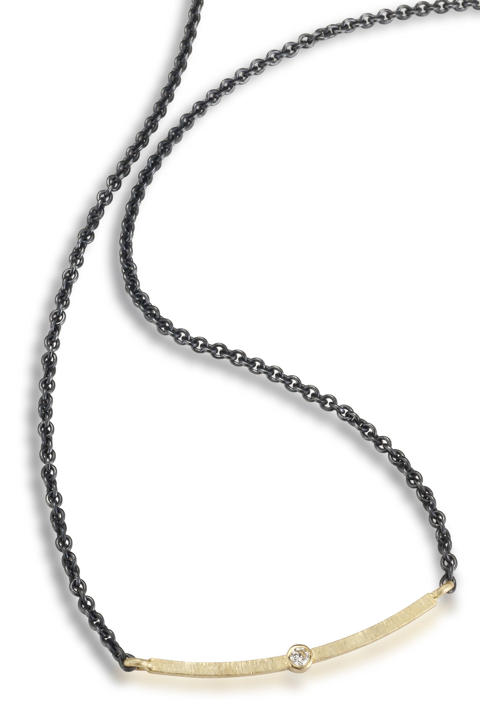 Diamond Bar Necklace