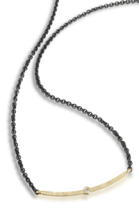 Diamond Bar Necklace