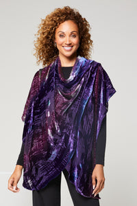 Brushstroke Capelet Wrap