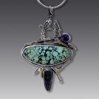 Horizontal Turquoise Necklace
