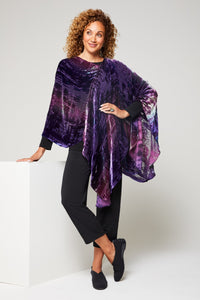 Brushstroke Capelet Wrap