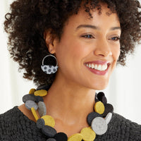 black & pearl dot