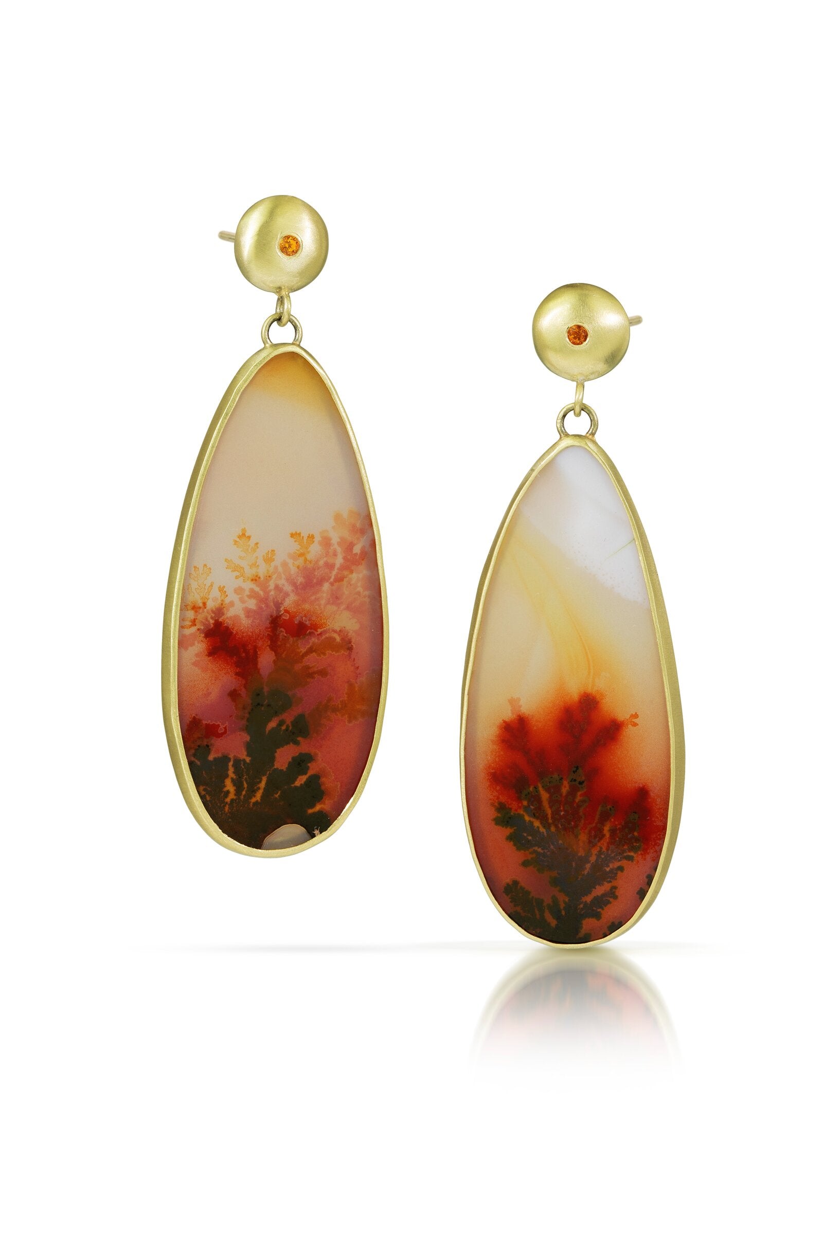 Wish Dendritic Agate Earrings