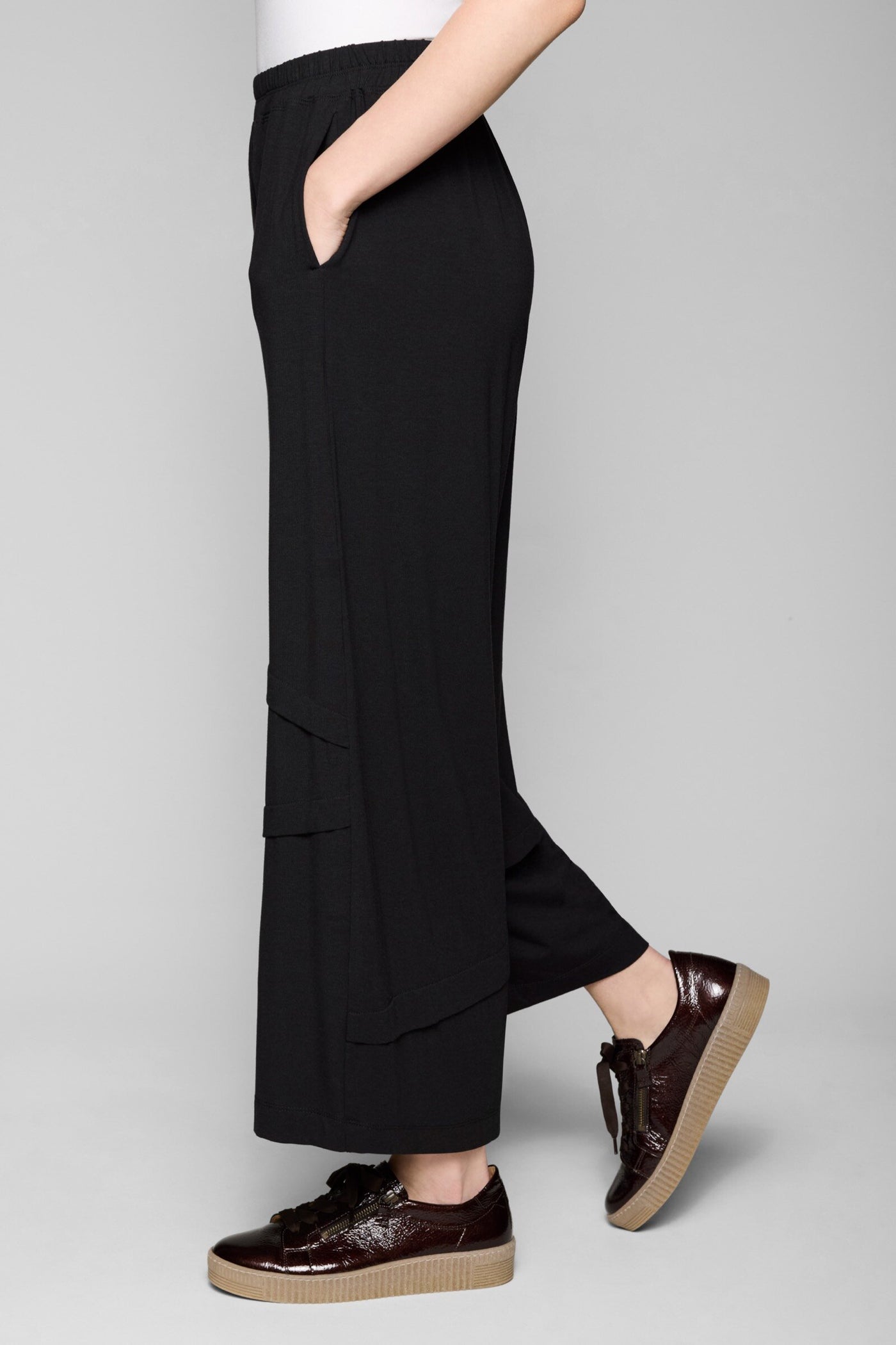 Bamboo Jersey Wide Leg Pant