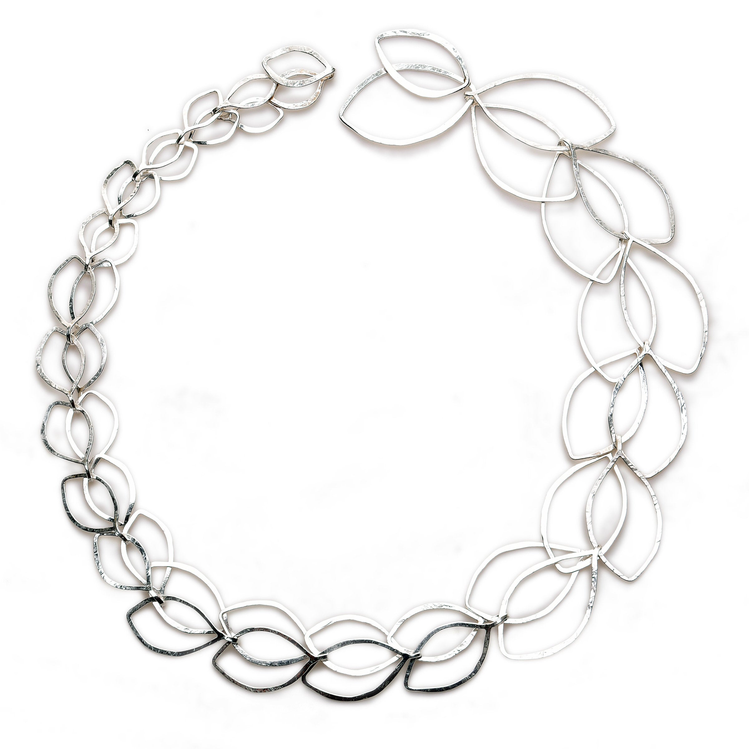 Double Leaf Chain Necklace