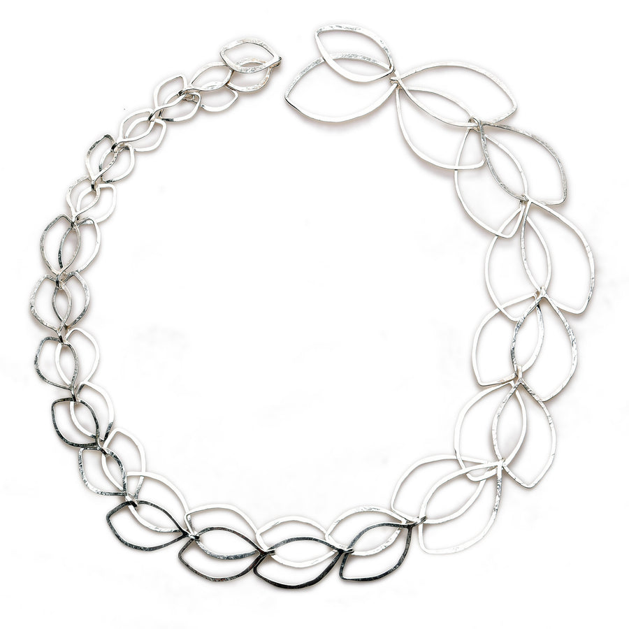 Double Leaf Chain Necklace