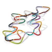 Multi-Colored Squiggle Necklace