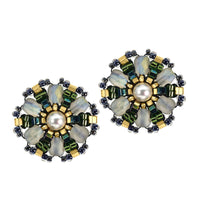 Button Stud Earrings