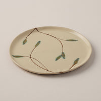 Cherry Leaf Dessert Plate Set