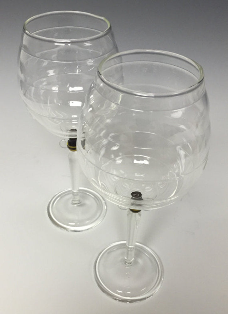 Pair of Beehive Goblets