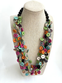 Colorful Greek Ceramic Necklace