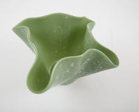 Echo of Green Art Glass Vessel