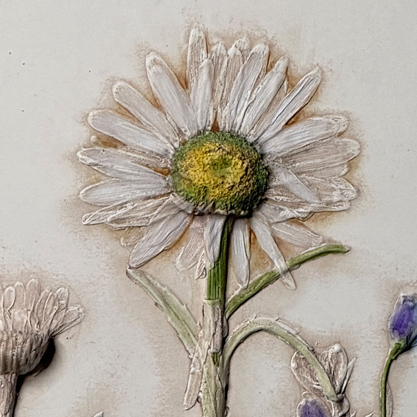 Spring Garden Flowers Tile