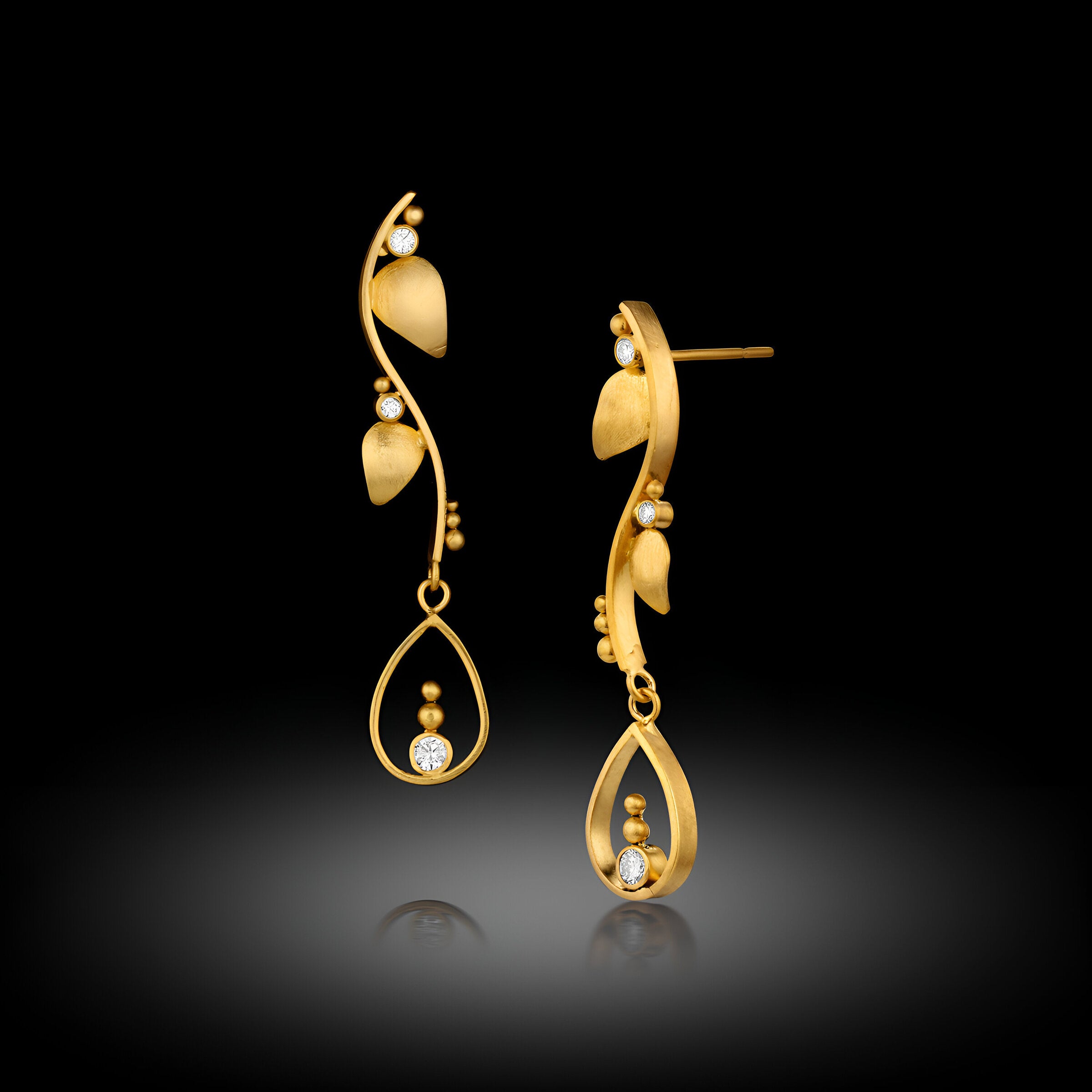 Cascading Vine Earrings