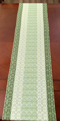 Handwoven Cilantro Bamboo Table Runner