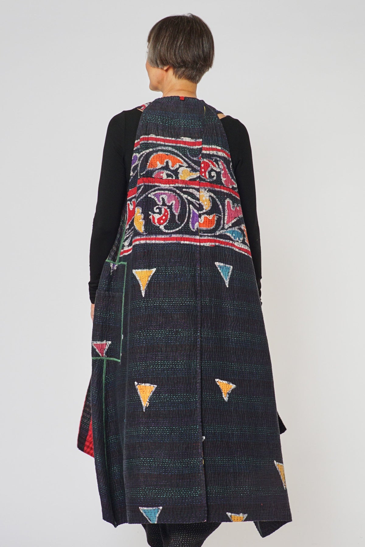 MMTS Holiday 2026 Back Pleated Maxi Vest