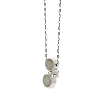 Sterling Silver with Gray Concrete