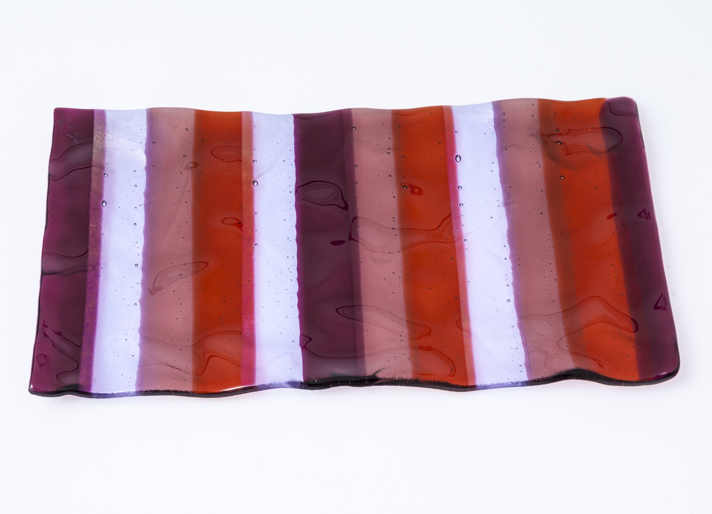 Purple Striped Platter