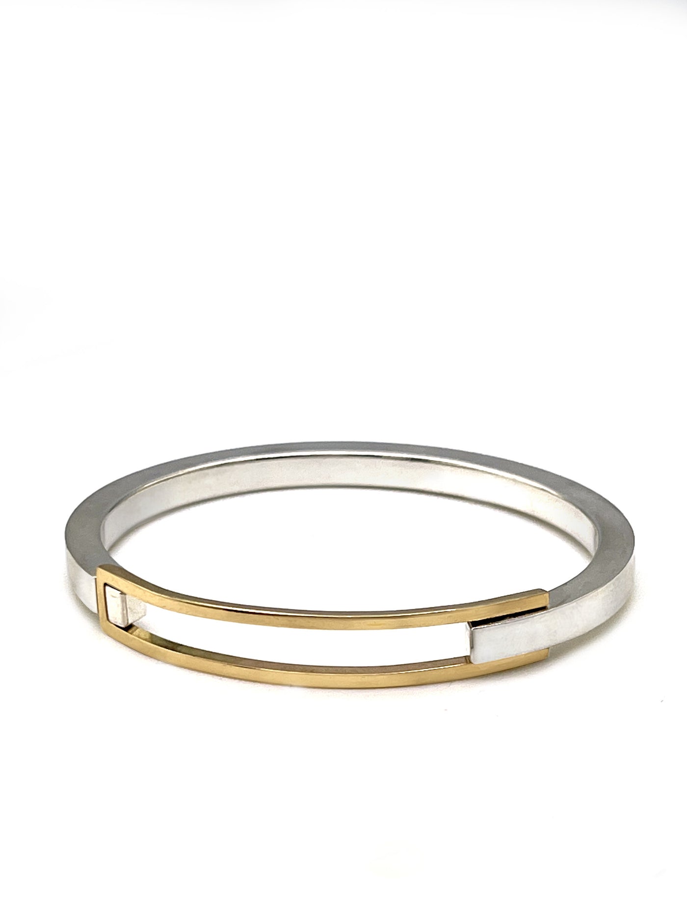 Mixed Metal Paperclip Cuff