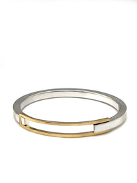 Mixed Metal Paperclip Cuff