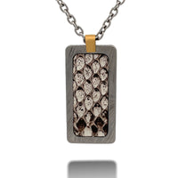 Inversa Python Damascus Pendant