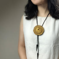 Sunflower Bolo Necklace