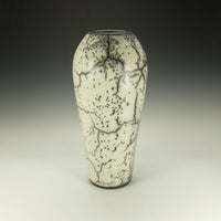 Tall Naked Raku Pottery