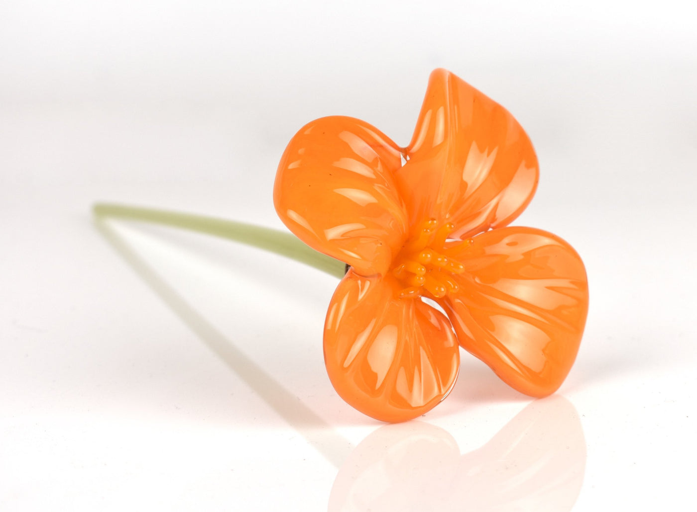 Forever Poppy Bouquet in Clear Bottle