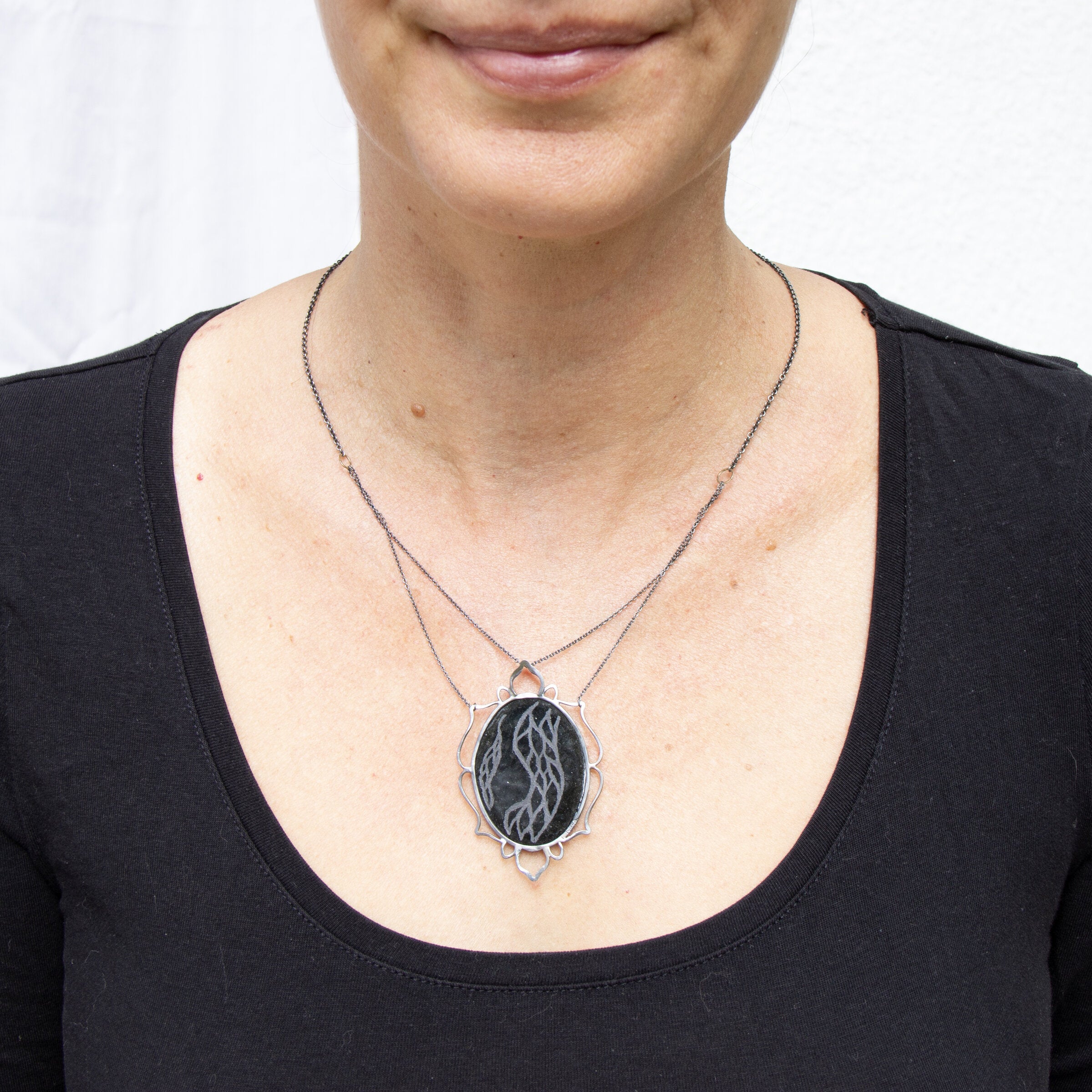 Lace Lichen Necklace