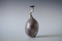 Ceramic Raku Vessel, Naked Raku Firing 19