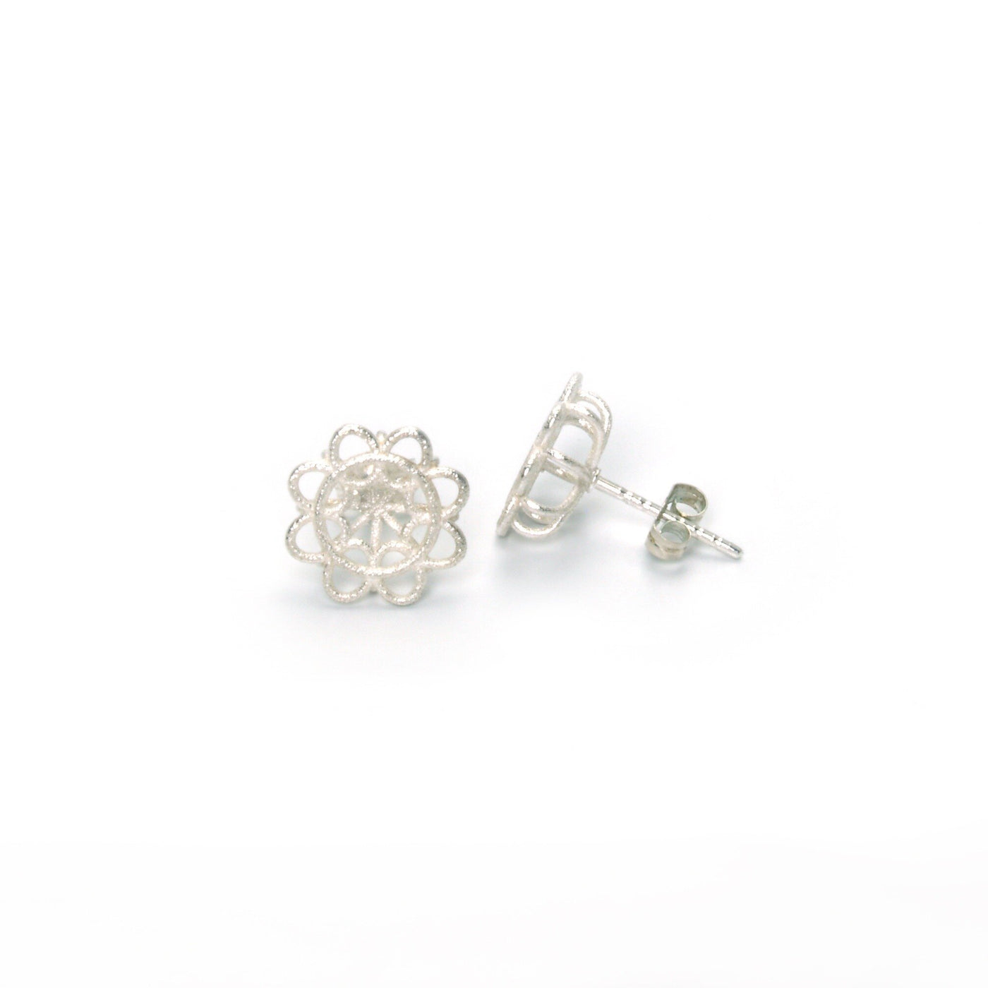 Small Doily Stud Earrings