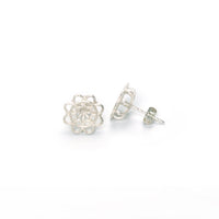Small Doily Stud Earrings